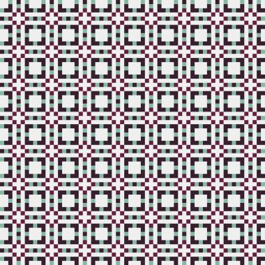 Soyut çapraz desenli üretken hesaplama sanatı çizimi