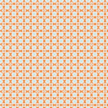 Soyut çapraz desenli üretken hesaplama sanatı çizimi