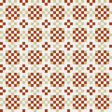 Soyut çapraz desenli üretken hesaplama sanatı çizimi