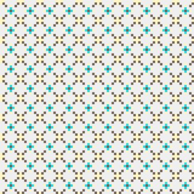 Soyut çapraz desenli üretken hesaplama sanatı çizimi