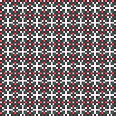 Soyut çapraz desenli üretken hesaplama sanatı çizimi