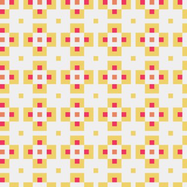 Soyut çapraz desenli üretken hesaplama sanatı çizimi