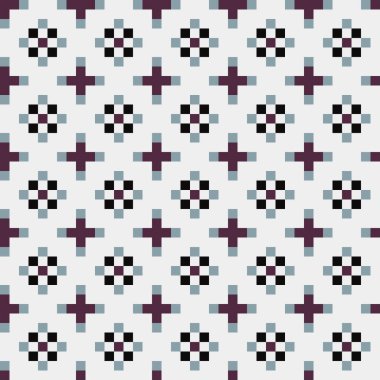 Soyut çapraz desenli üretken hesaplama sanatı çizimi