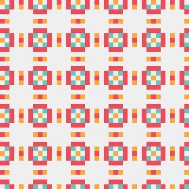 Soyut çapraz desenli üretken hesaplama sanatı çizimi