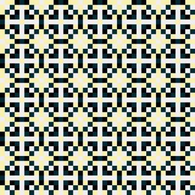 Soyut çapraz desenli üretken hesaplama sanatı çizimi