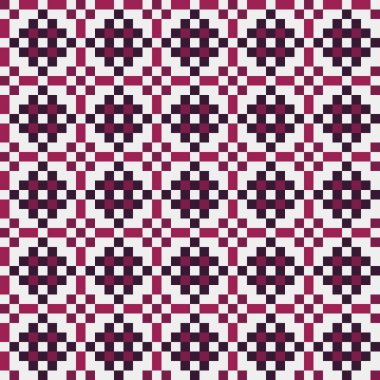 Soyut çapraz desenli üretken hesaplama sanatı çizimi