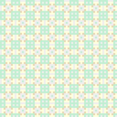 Soyut çapraz desenli üretken hesaplama sanatı çizimi