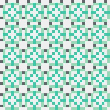 Soyut çapraz desenli üretken hesaplama sanatı çizimi