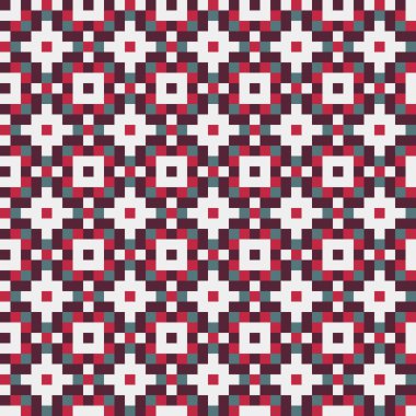 Soyut çapraz desenli üretken hesaplama sanatı çizimi