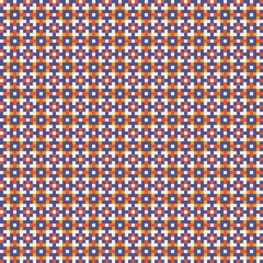 Soyut çapraz desenli üretken hesaplama sanatı çizimi