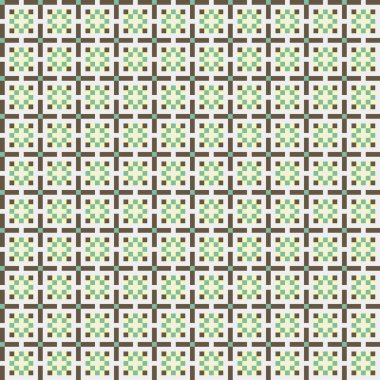 Soyut çapraz desenli üretken hesaplama sanatı çizimi