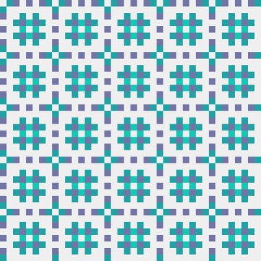 Soyut çapraz desenli üretken hesaplama sanatı çizimi