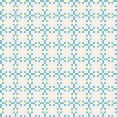 Soyut çapraz desenli üretken hesaplama sanatı çizimi