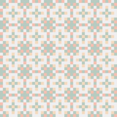 Soyut çapraz desenli üretken hesaplama sanatı çizimi