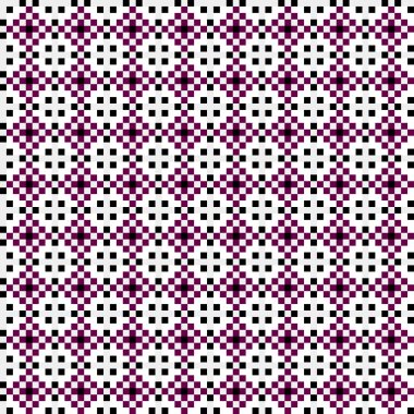 Soyut çapraz desenli üretken hesaplama sanatı çizimi