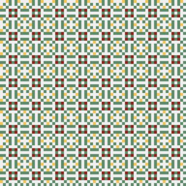 Soyut çapraz desenli üretken hesaplama sanatı çizimi