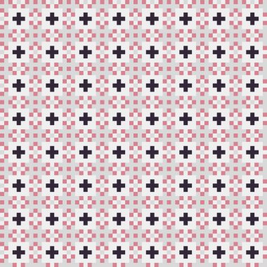 Soyut çapraz desenli üretken hesaplama sanatı çizimi