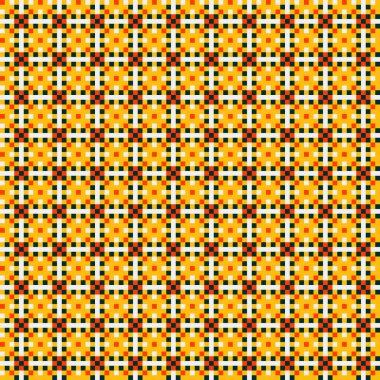 Soyut çapraz desenli üretken hesaplama sanatı çizimi