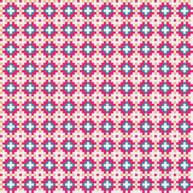 Soyut çapraz desenli üretken hesaplama sanatı çizimi