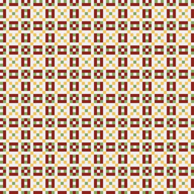 Soyut çapraz desenli üretken hesaplama sanatı çizimi