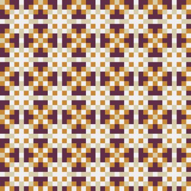 Soyut çapraz desenli üretken hesaplama sanatı çizimi