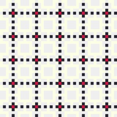 Soyut çapraz desenli üretken hesaplama sanatı çizimi