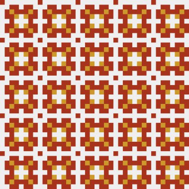 Soyut çapraz desenli üretken hesaplama sanatı çizimi