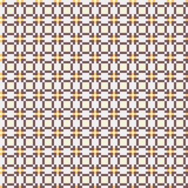 Soyut çapraz desenli üretken hesaplama sanatı çizimi