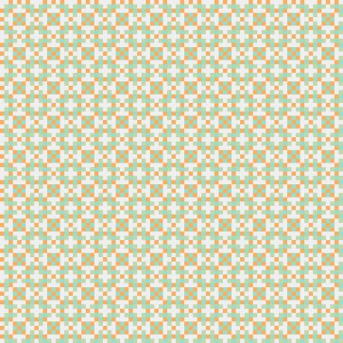 Soyut çapraz desenli üretken hesaplama sanatı çizimi