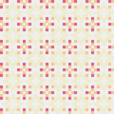 Soyut çapraz desenli üretken hesaplama sanatı çizimi