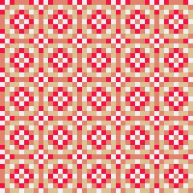 Soyut çapraz desenli üretken hesaplama sanatı çizimi