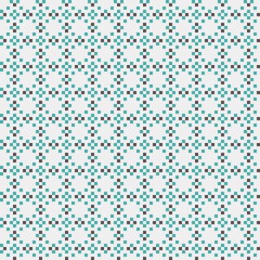 Soyut çapraz desenli üretken hesaplama sanatı çizimi