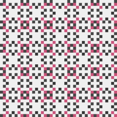 Soyut çapraz desenli üretken hesaplama sanatı çizimi