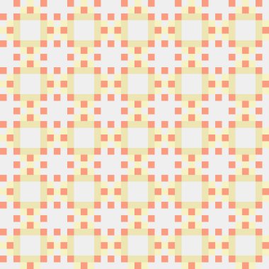 Soyut çapraz desenli üretken hesaplama sanatı çizimi