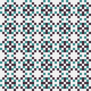 Soyut çapraz desenli üretken hesaplama sanatı çizimi