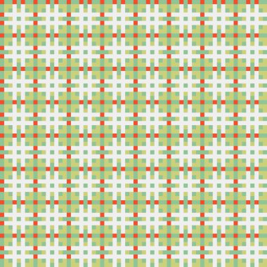 Soyut çapraz desenli üretken hesaplama sanatı çizimi