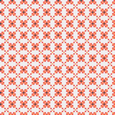 Soyut çapraz desenli üretken hesaplama sanatı çizimi