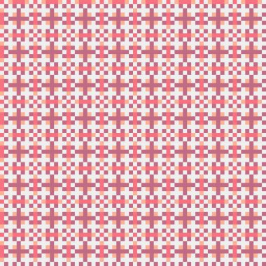 Soyut çapraz desenli üretken hesaplama sanatı çizimi