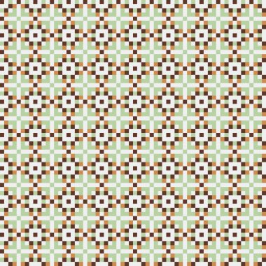 Soyut çapraz desenli üretken hesaplama sanatı çizimi