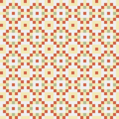 Soyut çapraz desenli üretken hesaplama sanatı çizimi