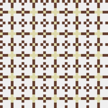 Soyut çapraz desenli üretken hesaplama sanatı çizimi