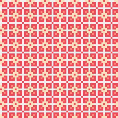 Soyut çapraz desenli üretken hesaplama sanatı çizimi