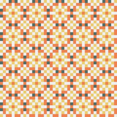 Soyut çapraz desenli üretken hesaplama sanatı çizimi