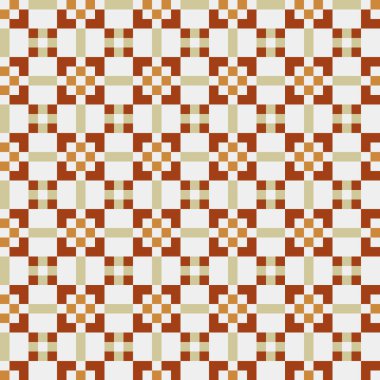 Soyut çapraz desenli üretken hesaplama sanatı çizimi