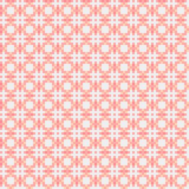 Soyut çapraz desenli üretken hesaplama sanatı çizimi