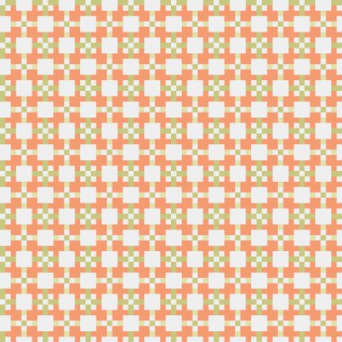 Soyut çapraz desenli üretken hesaplama sanatı çizimi