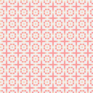 Soyut çapraz desenli üretken hesaplama sanatı çizimi