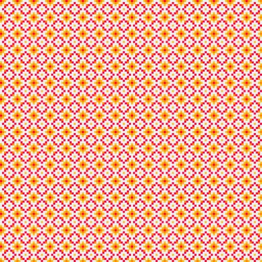 Soyut çapraz desenli üretken hesaplama sanatı çizimi