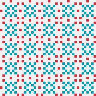 Soyut çapraz desenli üretken hesaplama sanatı çizimi