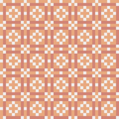 Soyut çapraz desenli üretken hesaplama sanatı çizimi